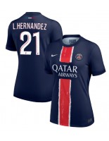 Ženske Nogometnih dresov Paris Saint-Germain Lucas Hernandez #21 Domači 2024-25 Kratki rokavi